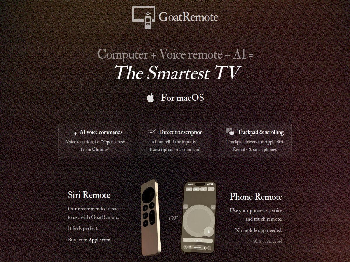 GoatRemote Review – Transform Your Apple Remote into a Mac Controller