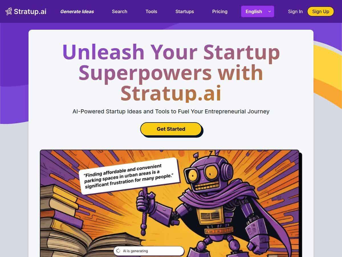 Stratup.ai Review – Discover the Future of Startup Ideas
