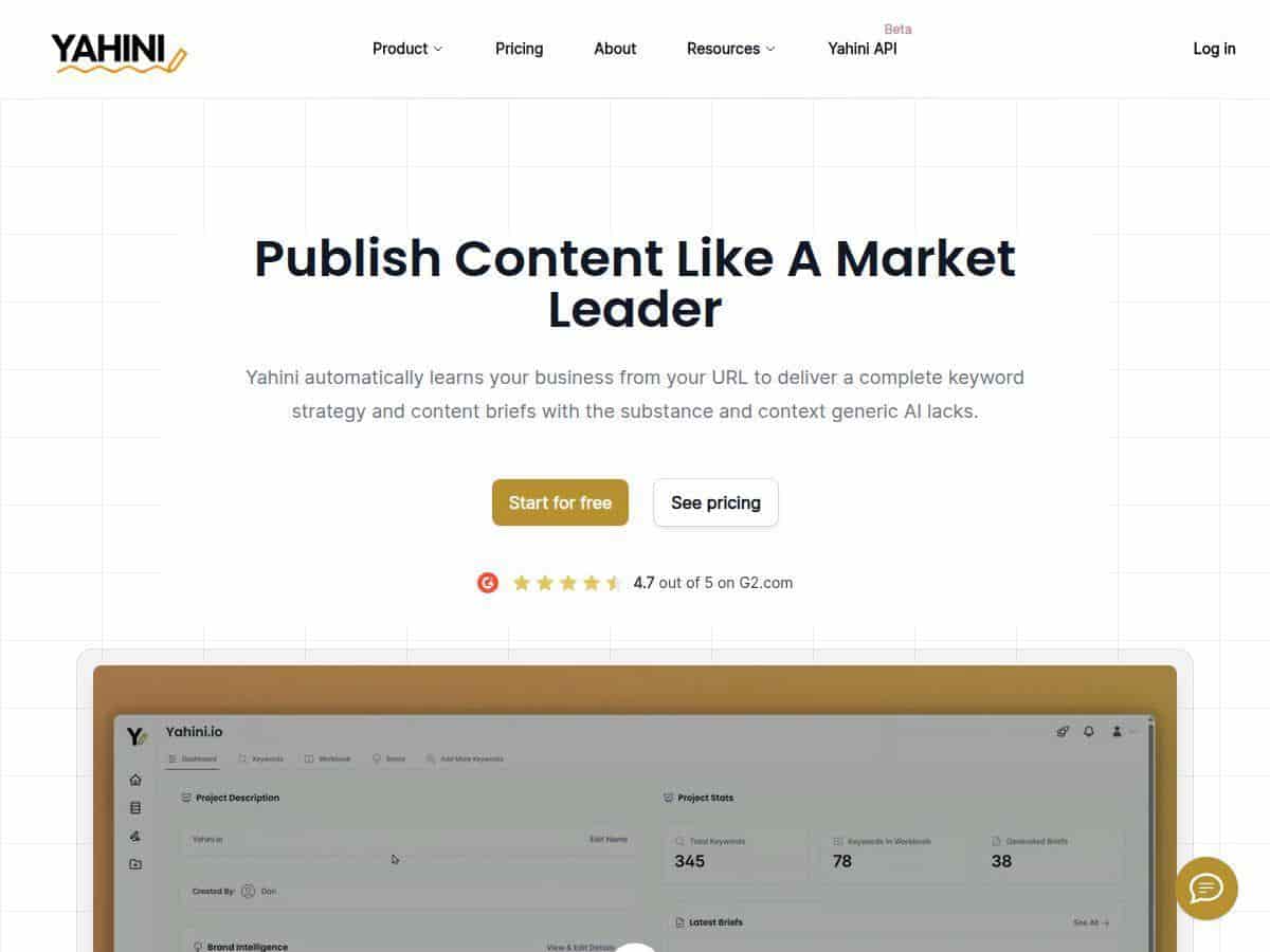 Yahini Review – AI Content Strategy Made Simple