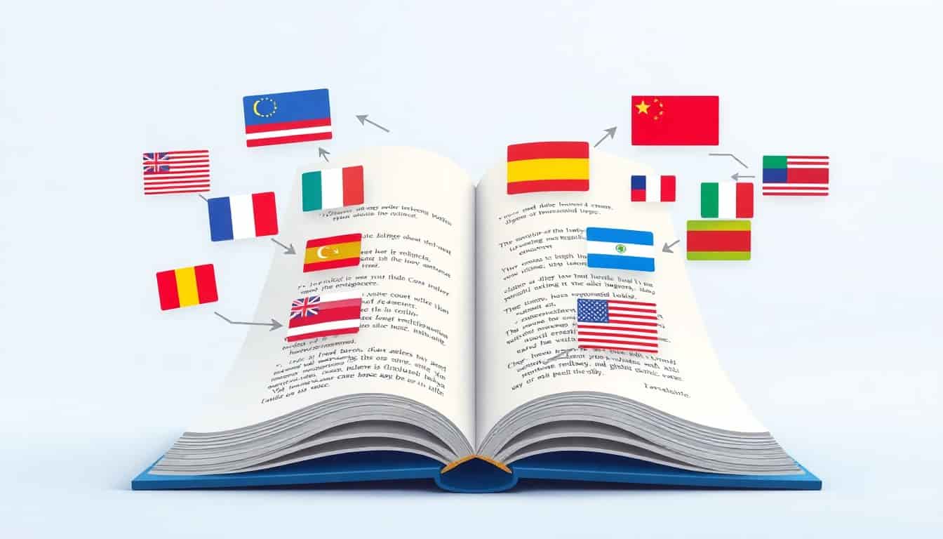 AI Book Translator translating content to multiple languages