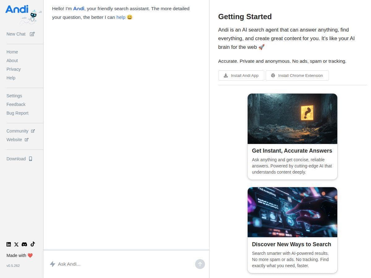 Andi Review – The Future of AI-Powered Searching