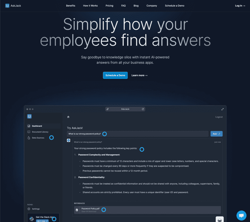 AskJack Review – Effortless Answers for Your Workplace