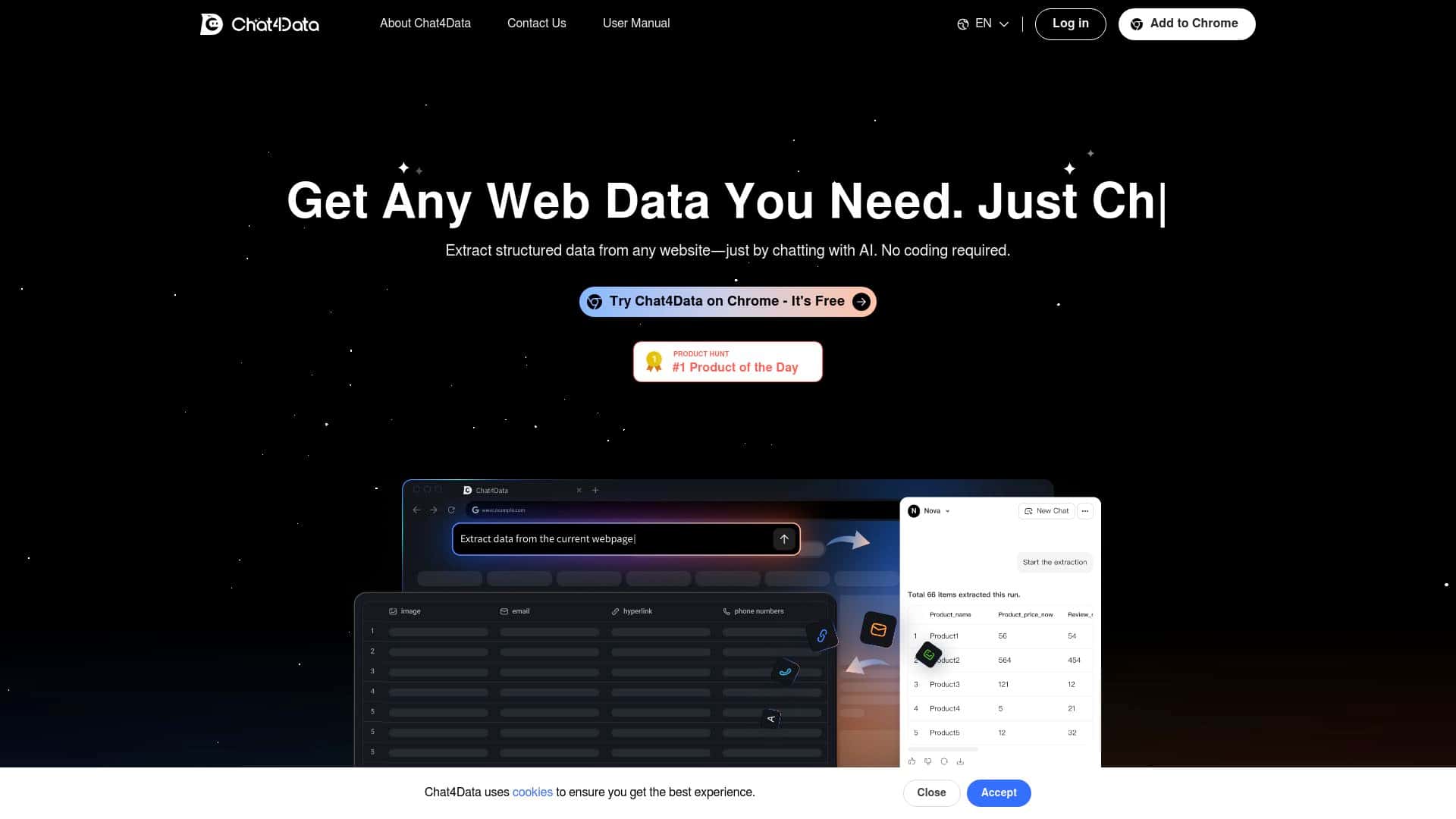 Chat4Data Review – Simplify Web Data Extraction Effortlessly