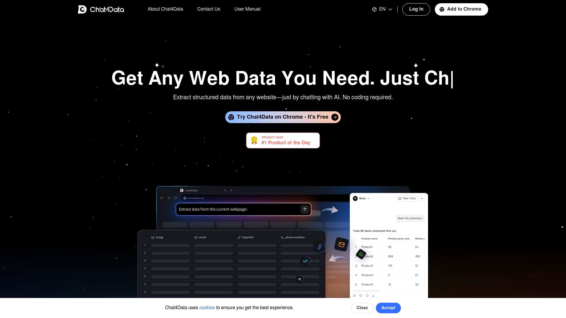 Chat4Data Review – Simplify Web Data Extraction Effortlessly
