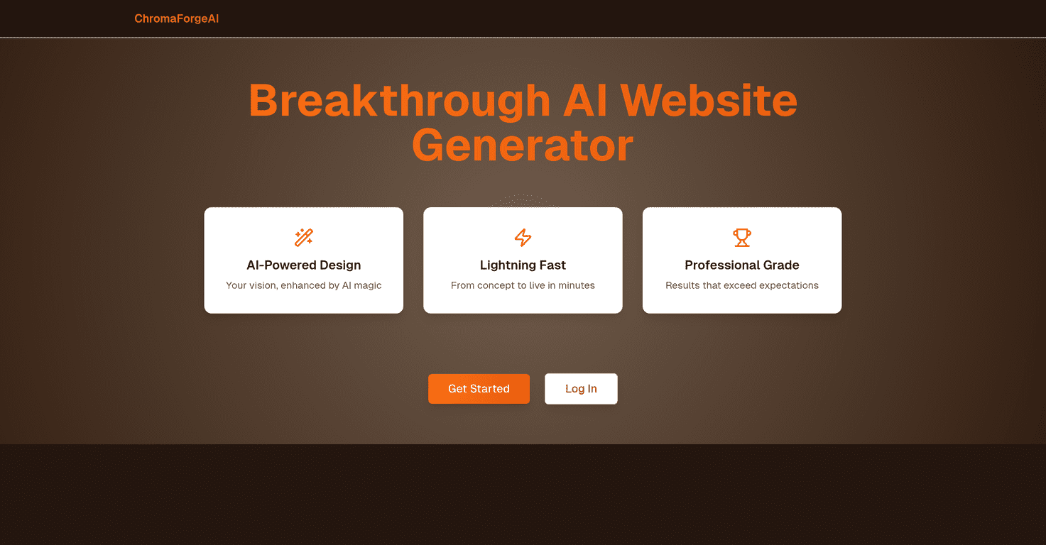 ChromaForgeAI Review – Create Websites in Minutes