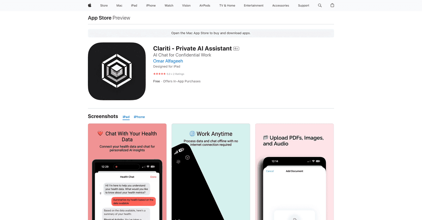 Clariti Review – Your Private AI Assistant