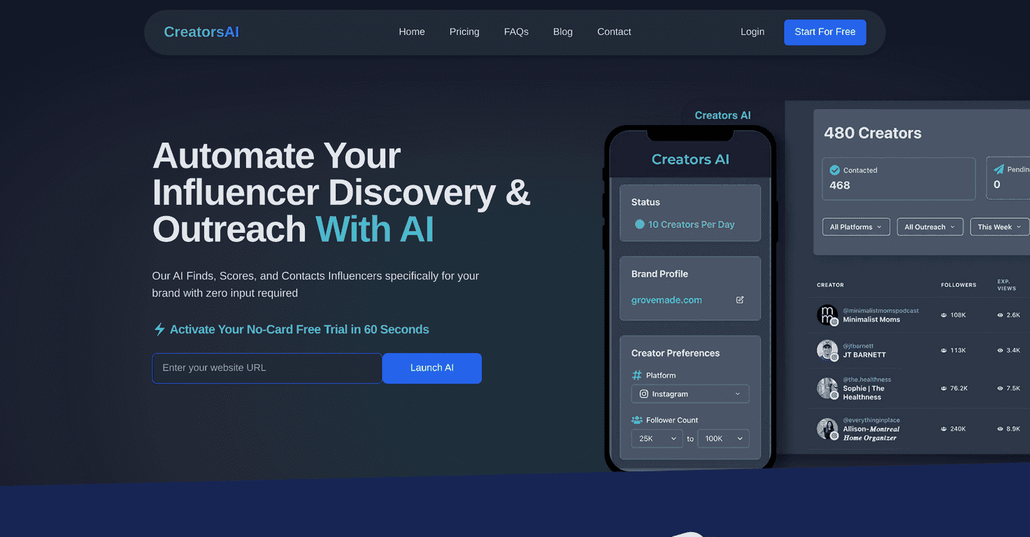 Creators AI Review – Your Guide to Automated Influencer Outreach