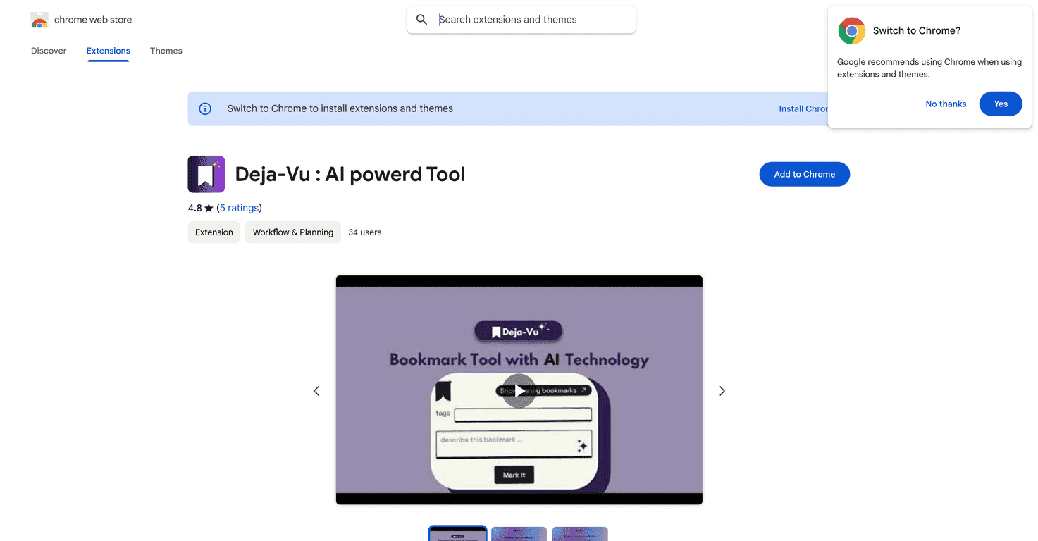 Deja-Vu Review – The Smart Bookmarking Tool