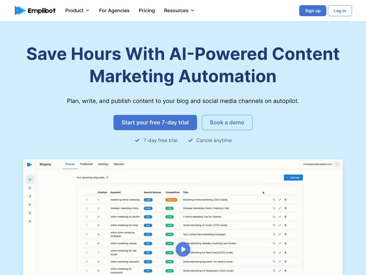 Emplibot Review – Simplify Your Content Marketing Efforts