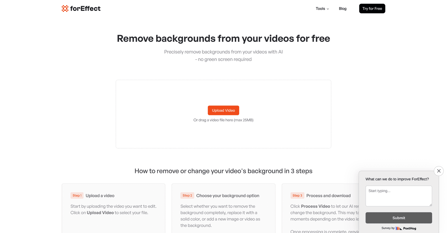 ForEffect Review – Effortlessly Transform Your Video Backgrounds