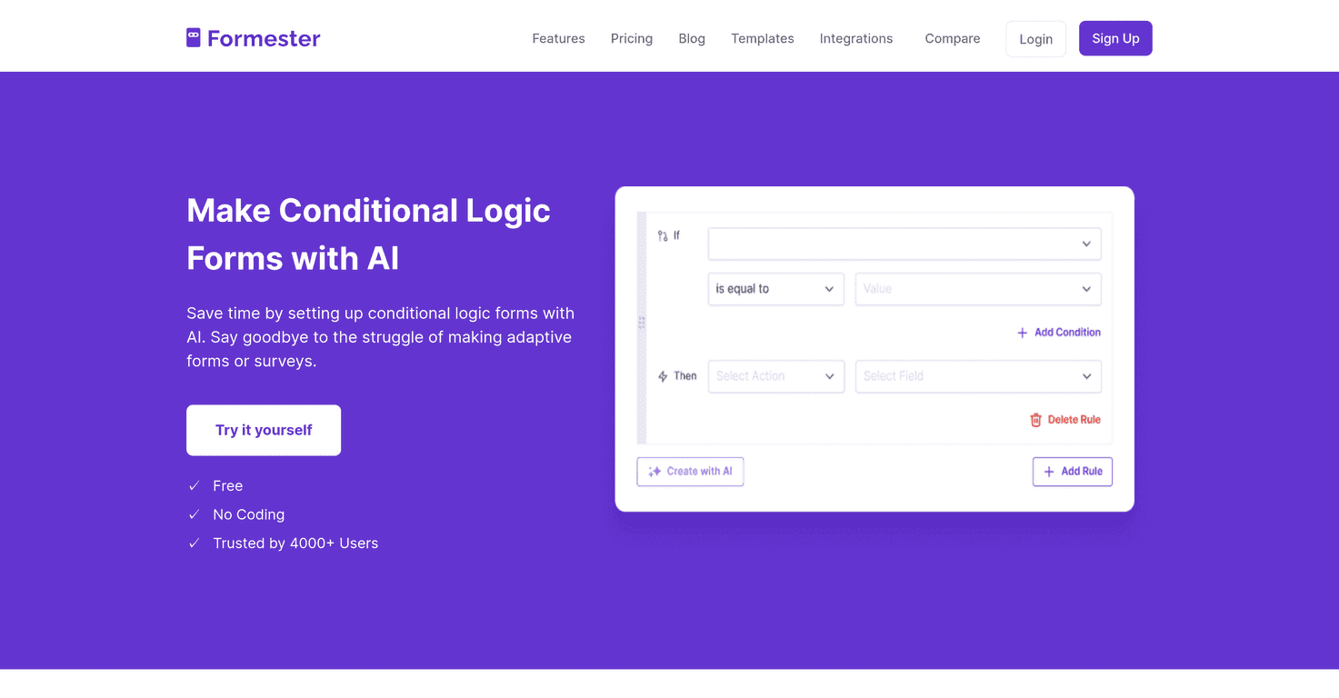 Formester Review – Create Forms with Ease and AI