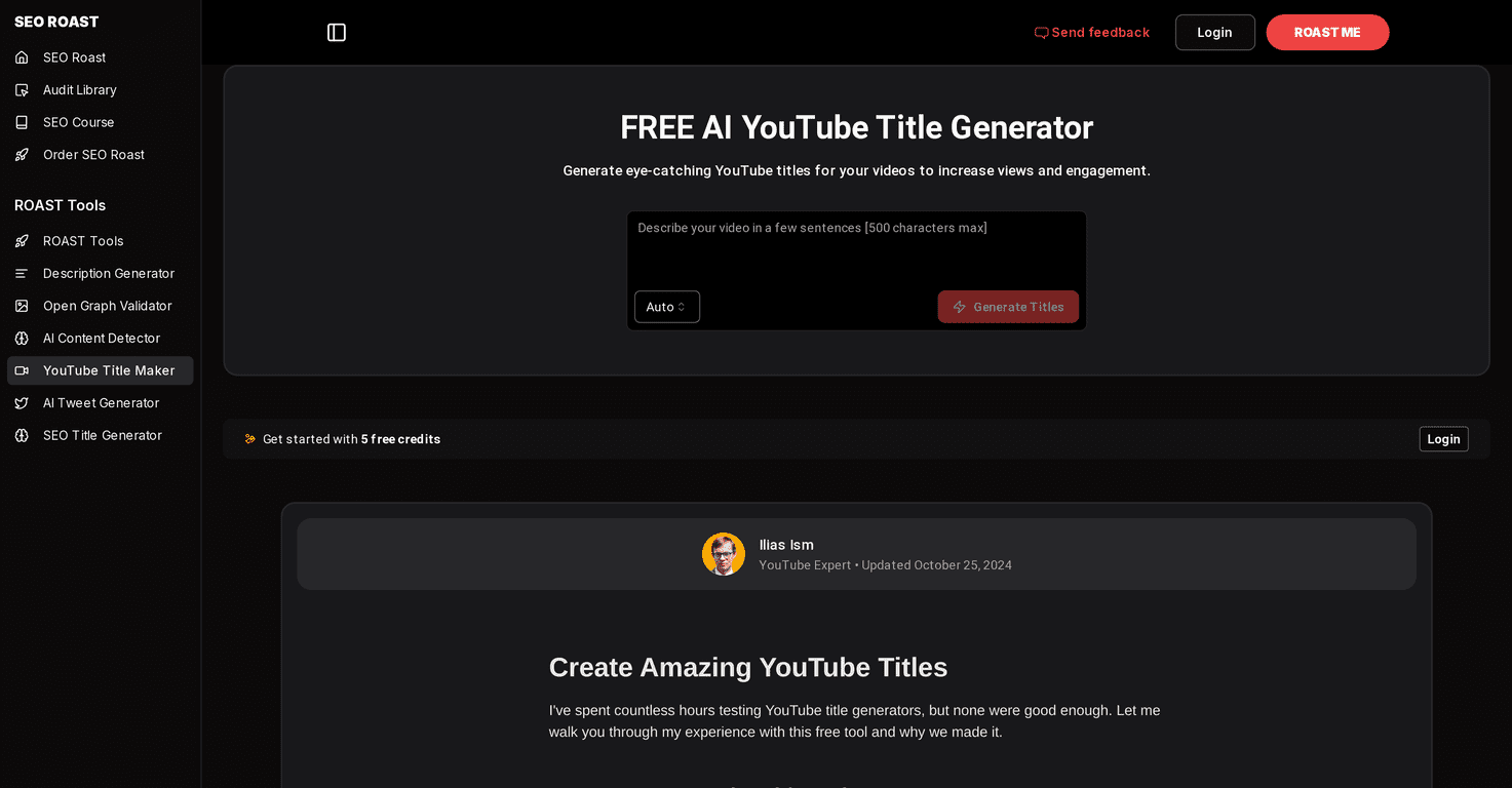 FREE AI YouTube Title Generator Review – Boost Your Clicks