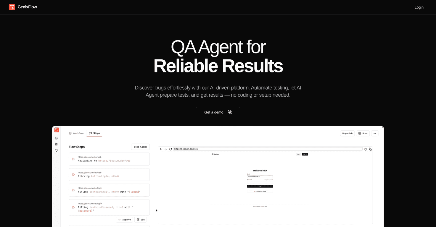 GenixFlow Review – Effortless Automated Testing Simplified