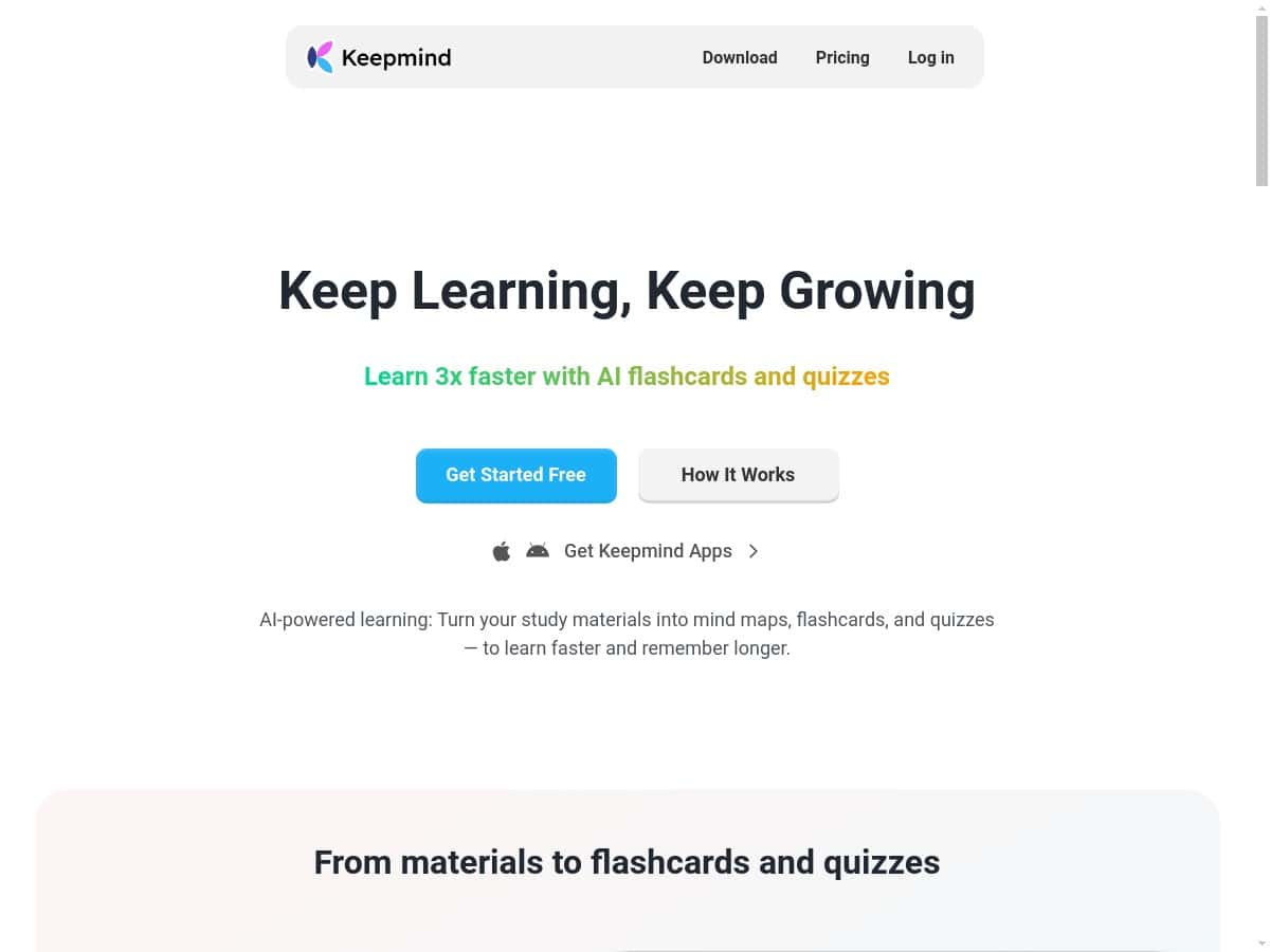 KeepMind Review – Boost Your Learning with AI Flashcards