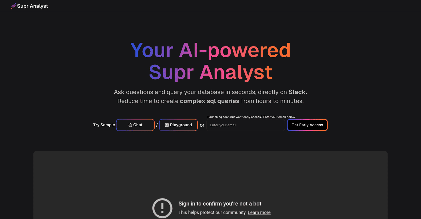 Supr Analyst Review – Unlocking Data Insights in Slack