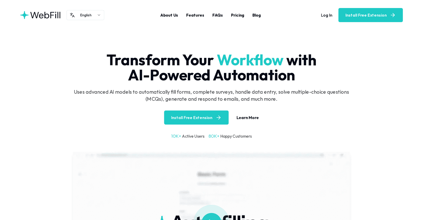 WebFill Review – Effortless Form Filling Made Easy