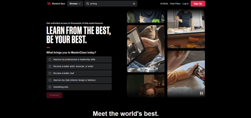 best online writing courses masterclass