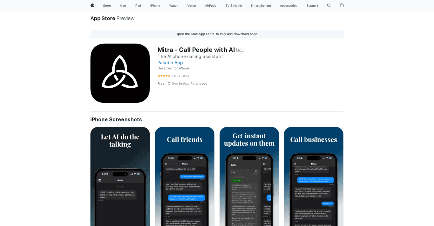 Mitra review – Your AI Assistant for Phone Conversations
