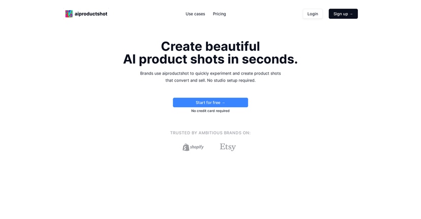 Ai Product Shot