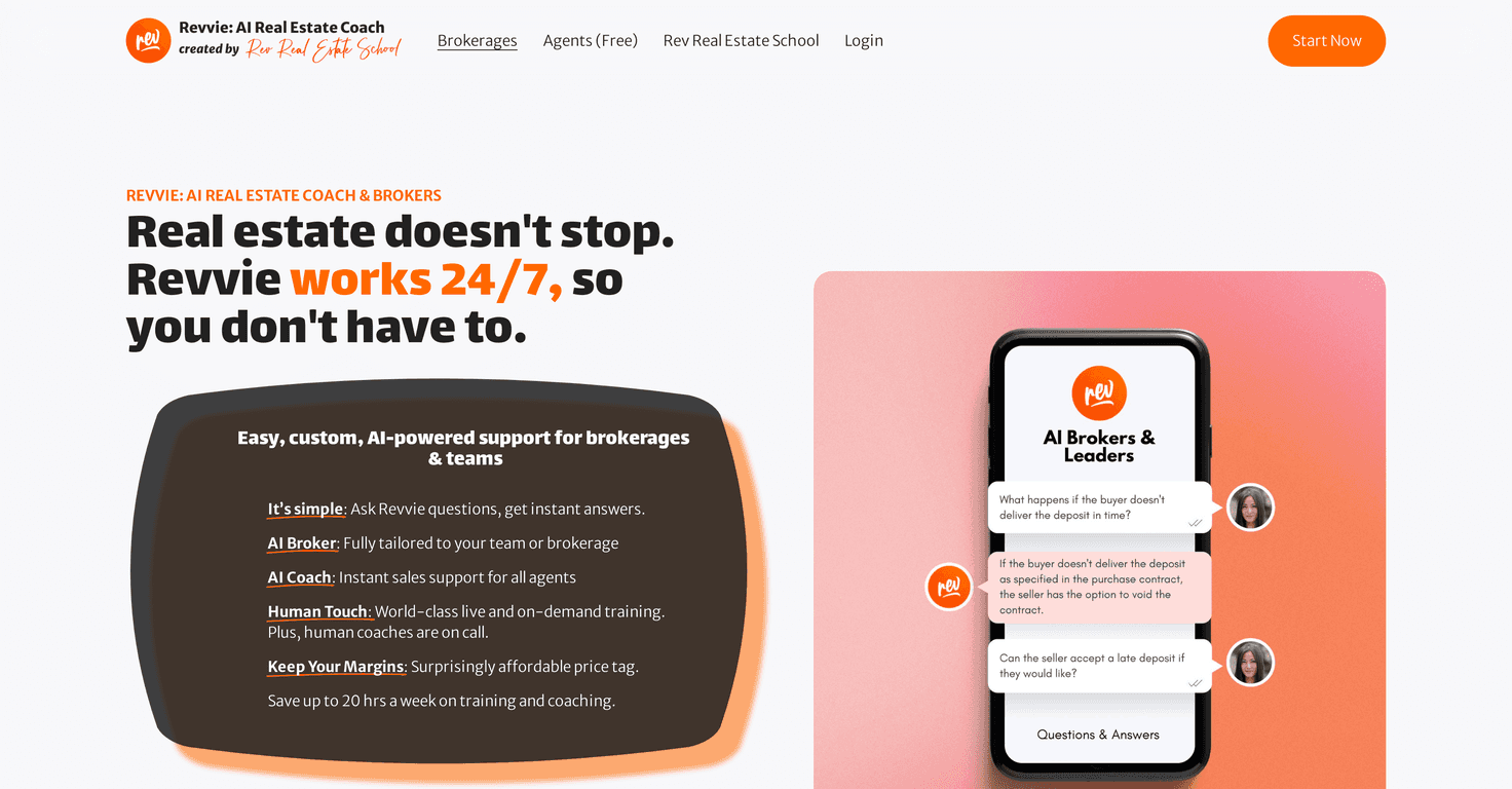 Revvie Review – Your AI Real Estate Coach