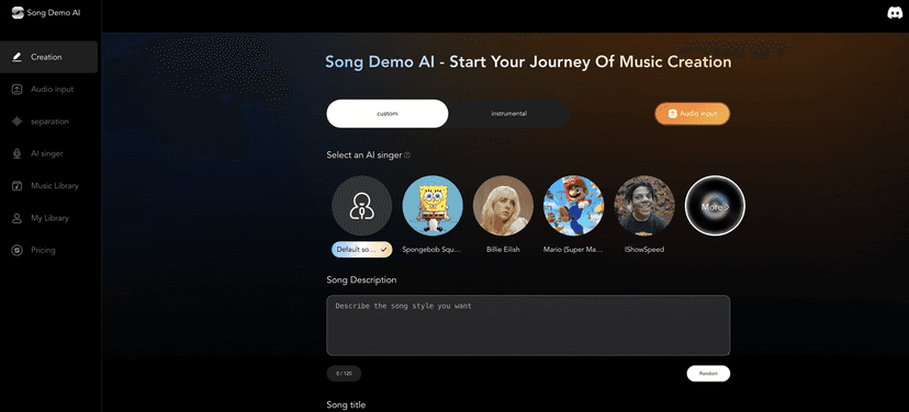 Song Demo Ai