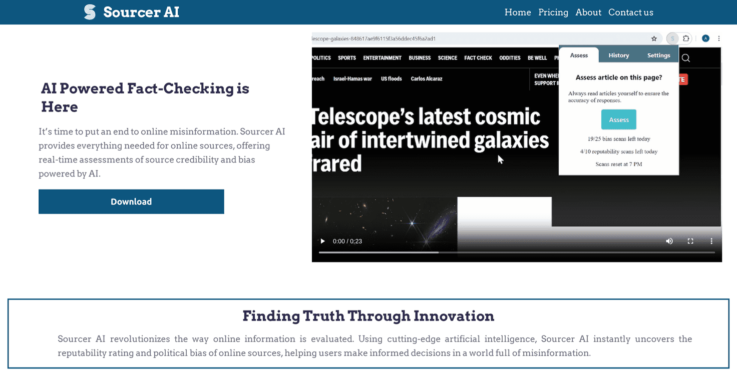 Sourcer AI Review – Your Ally Against Misinformation
