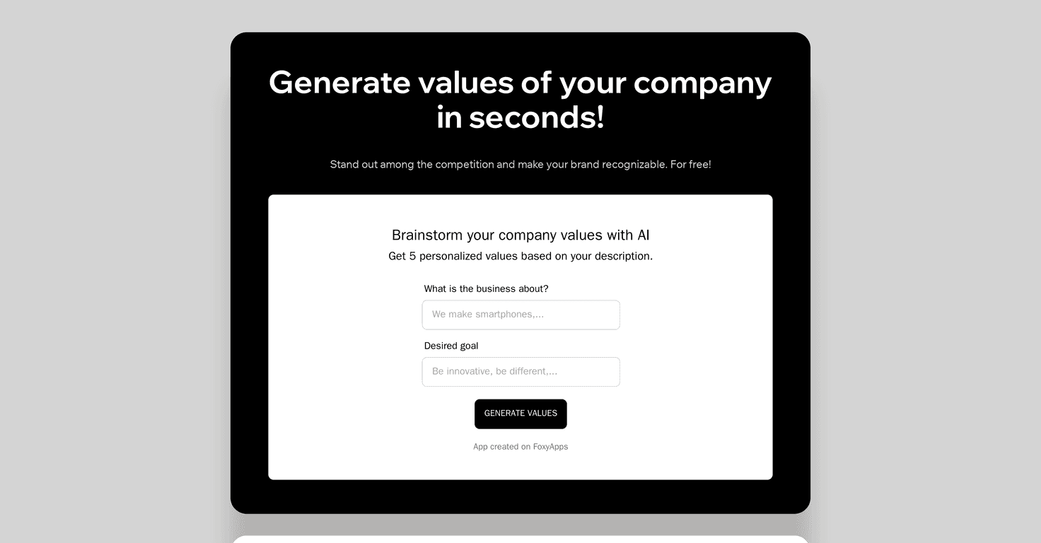 Company Values Generator Review – A Simple Tool for Your Brand