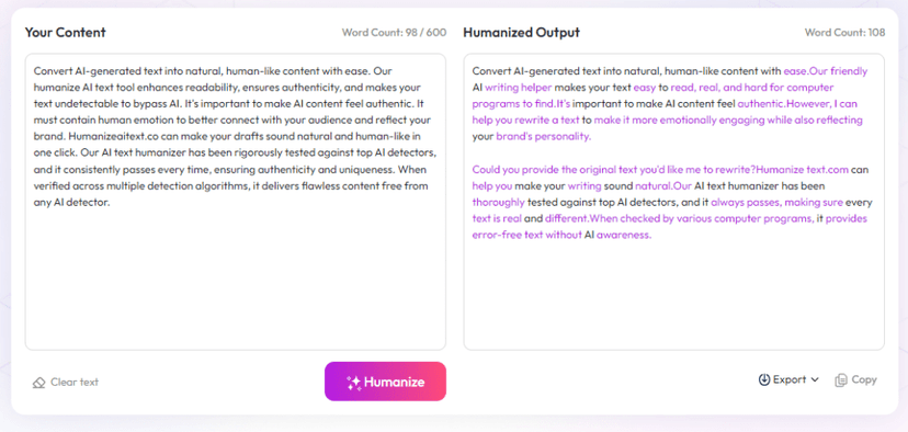 Humanize