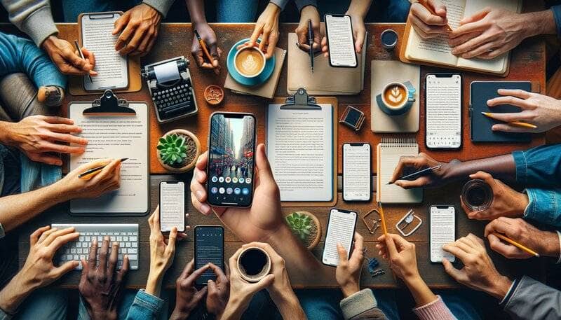 Why Write on Your Phone?