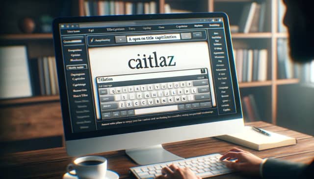 Use Tools for Title Capitalization