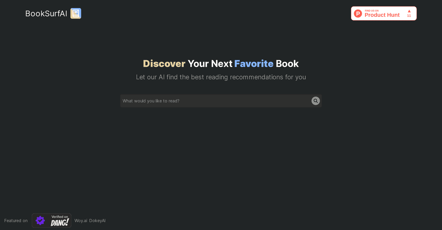BookSurfAI Review – Your Personalized Reading Assistant