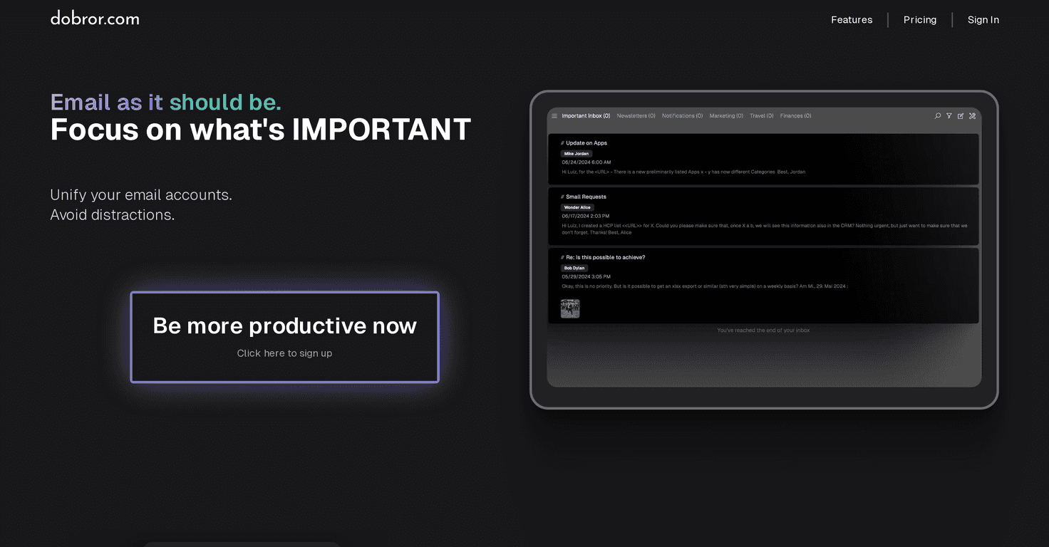 Dobror Review – The Ultimate Email Client for Productivity