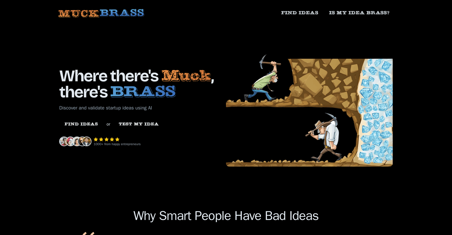 MuckBrass Review – Discover Startup Ideas with Confidence