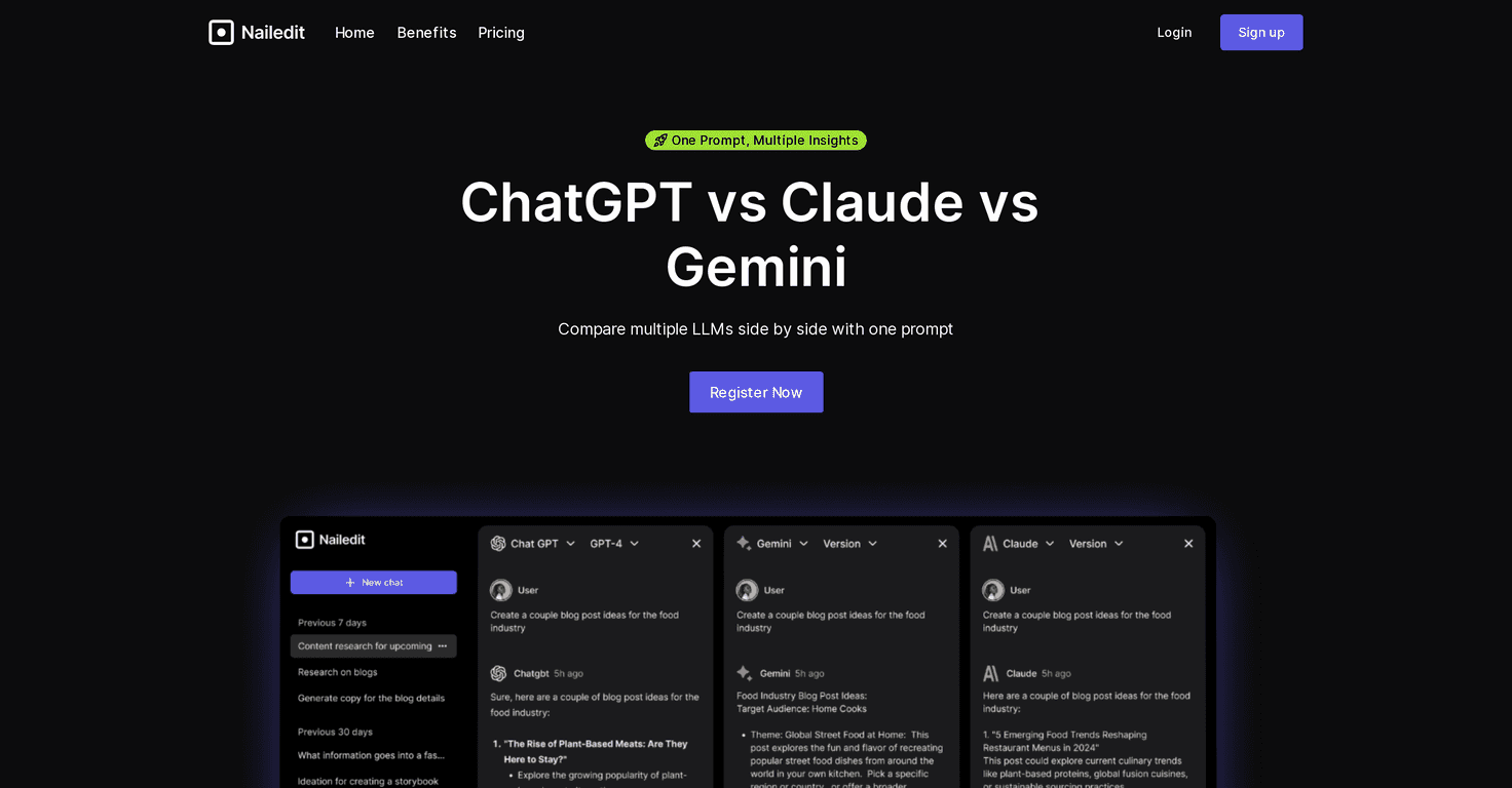 Nailedit Review – Compare AI Models Easily