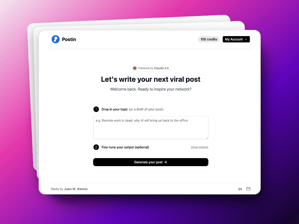 Postin Review – AI-Powered LinkedIn Copywriting Made Easy