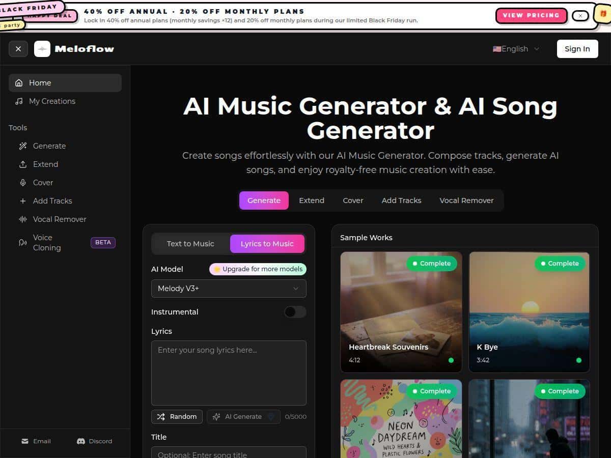 Meloflow Review – Discover the Power of AI Music Creation