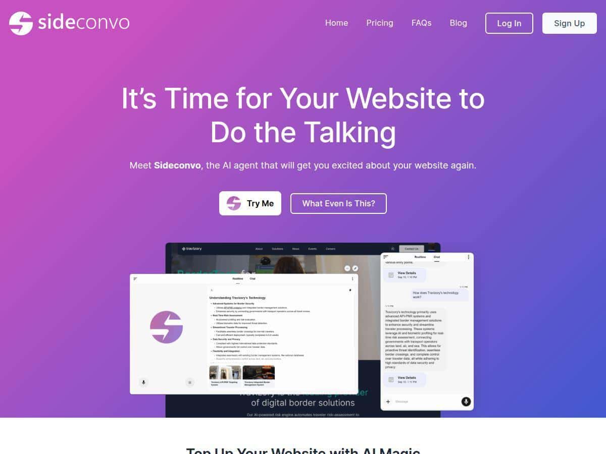 Sideconvo Review – Discover the Power of AI Chat on Your Website