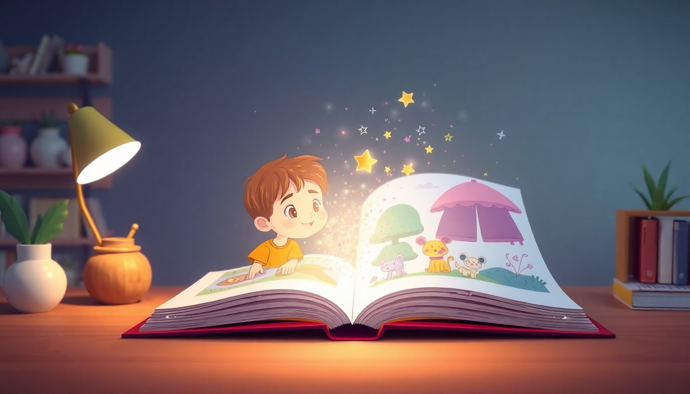 AI Storybook Creator generating illustrated children