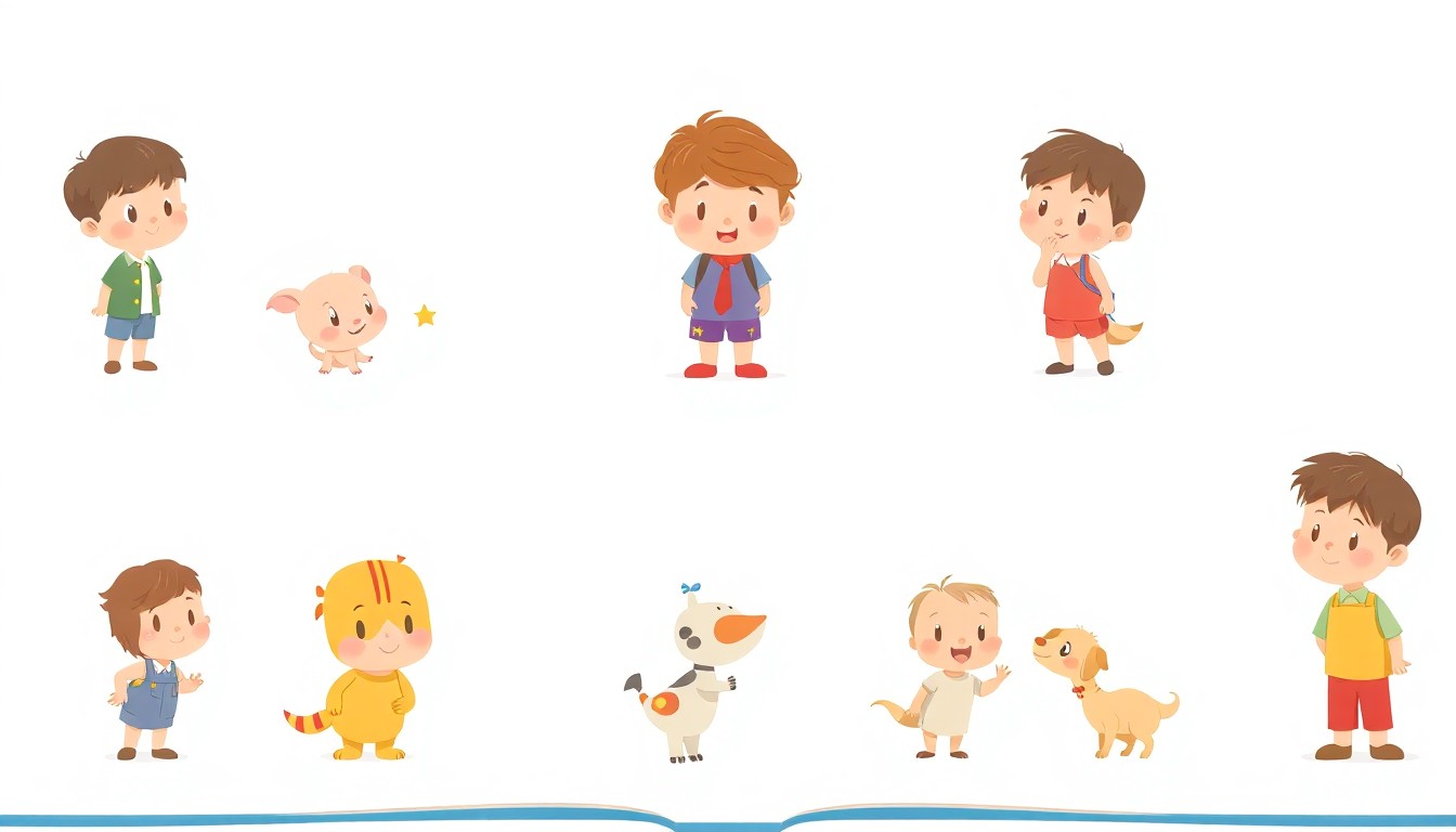 Character creation interface for children