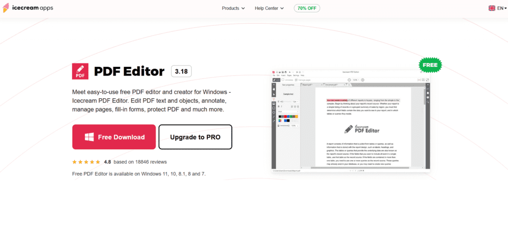 Icecream PDF Editor