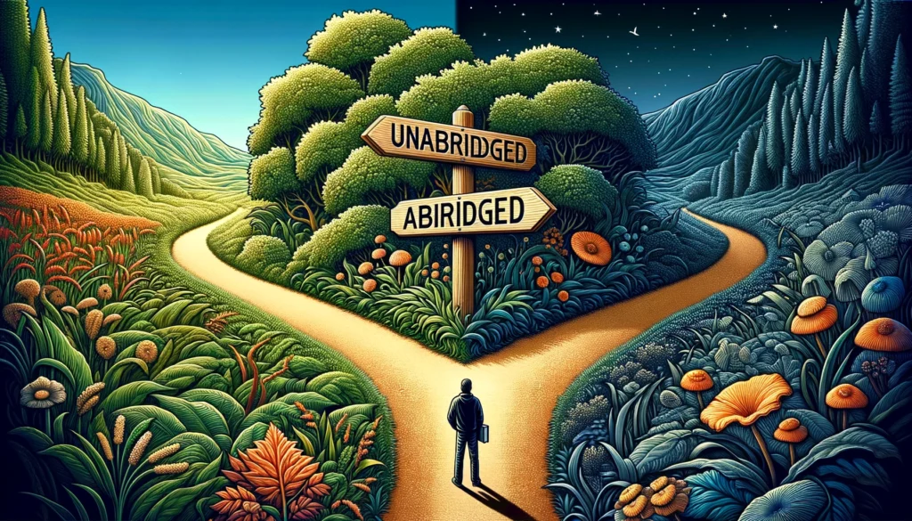 Choosing Between Unabridged and Abridged
