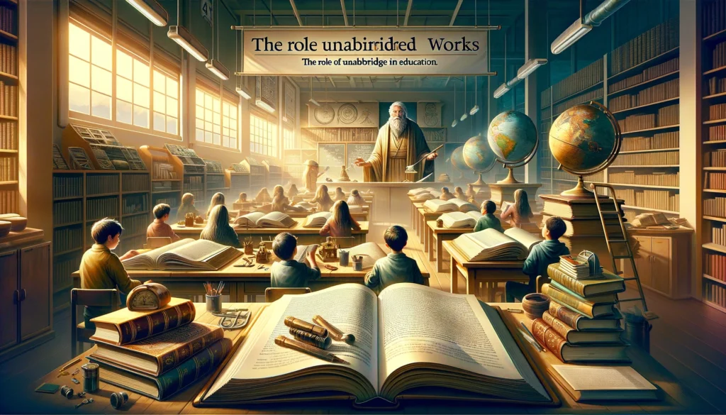 The Role of Unabridged Works in Education