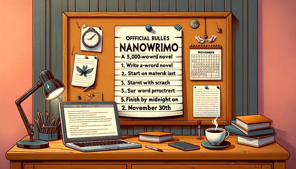 What are the rules for NaNoWriMo
