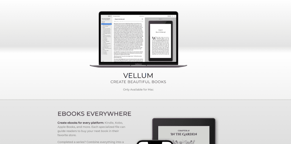 the screenshot of dashboard of vellum 