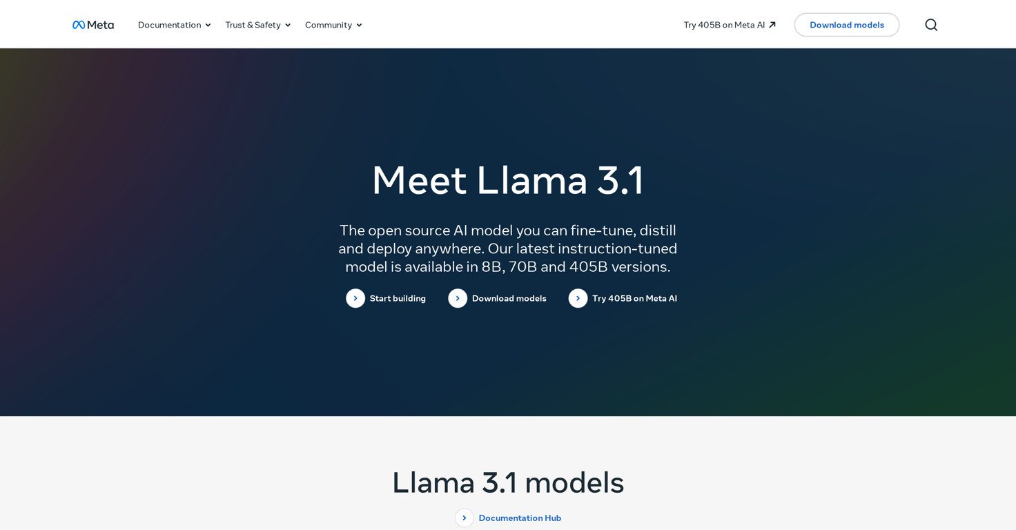 Llama 3.1 by Meta