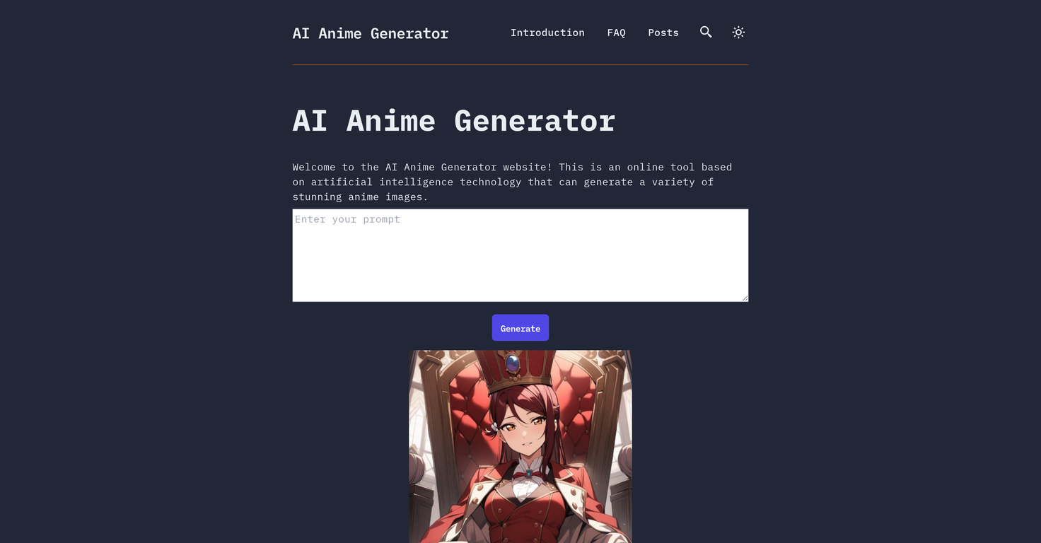 ai anime generator