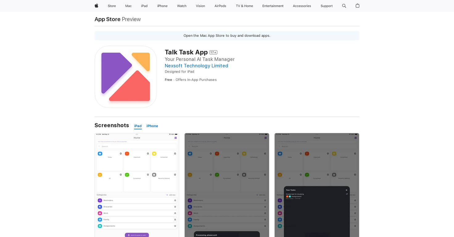 talk task app