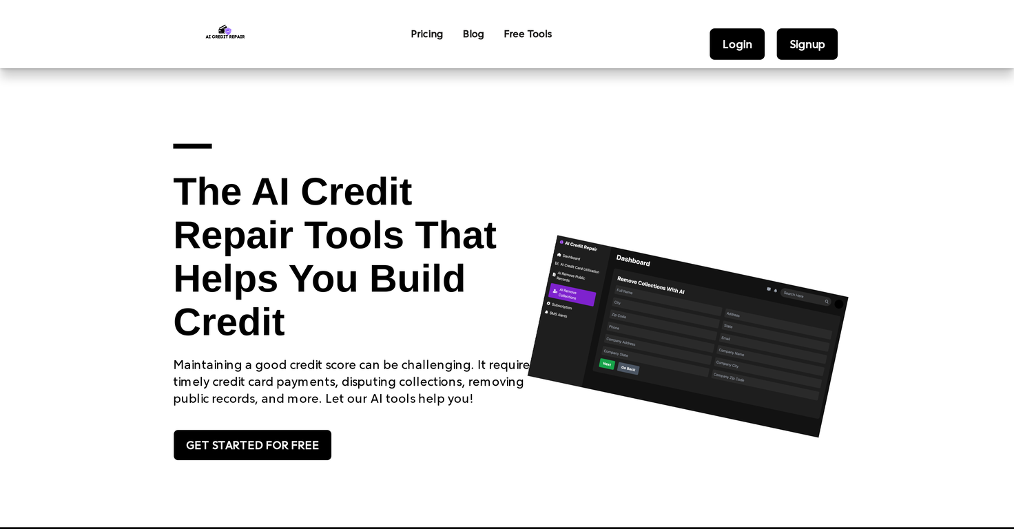 ai credit repair