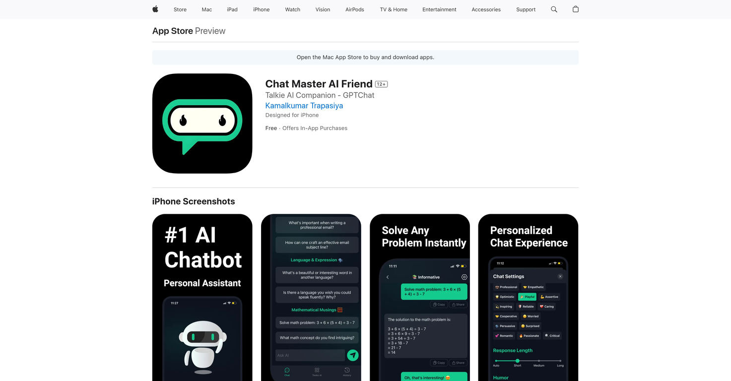 chat master ai friend