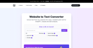 website to text converter